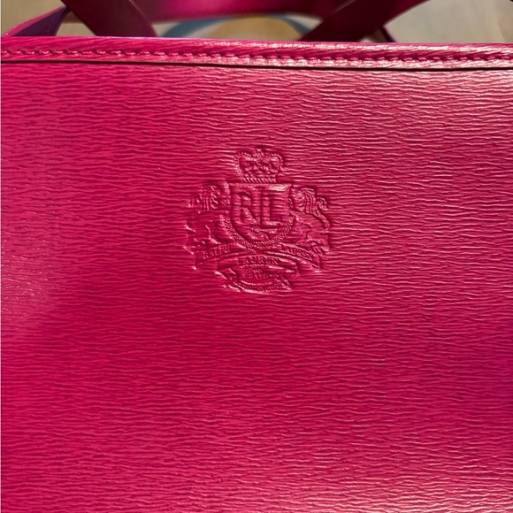 Lauren Ralph Lauren Leather Newbury Tote bag - Picture 2 of 8